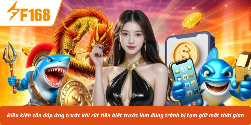 Điều kiện cần đáp ứng trước khi rút tiền biết trước làm đúng tránh bị tạm giữ mất thời gian