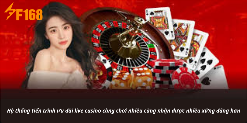 Hệ thống tiến trình ưu đãi live casino càng chơi nhiều càng nhận được nhiều xứng đáng hơn