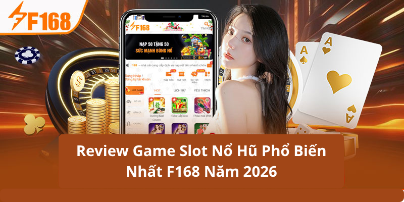Review Game Slot Nổ Hũ Phổ Biến Nhất F168 Năm 2026