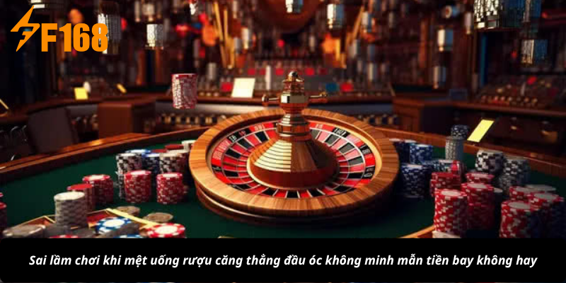 Sai lầm chơi khi mệt uống rượu căng thẳng đầu óc không minh mẫn tiền bay không hay