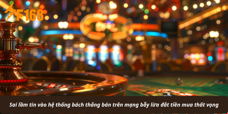 Sai lầm tin vào hệ thống bách thắng bán trên mạng bẫy lừa đắt tiền mua thất vọng