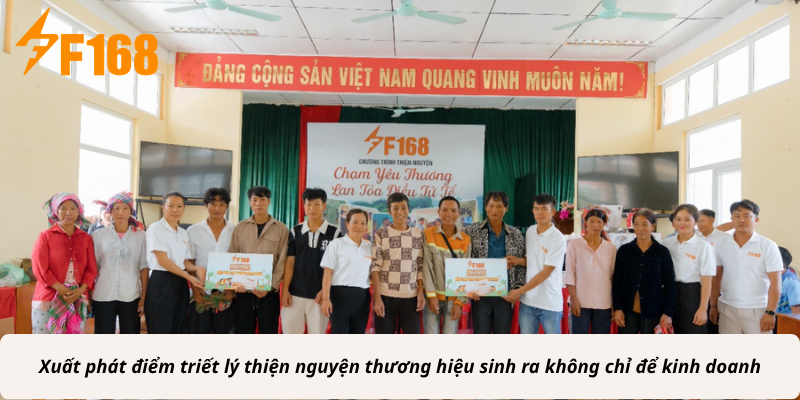 Xuất phát điểm triết lý thiện nguyện thương hiệu sinh ra không chỉ để kinh doanh